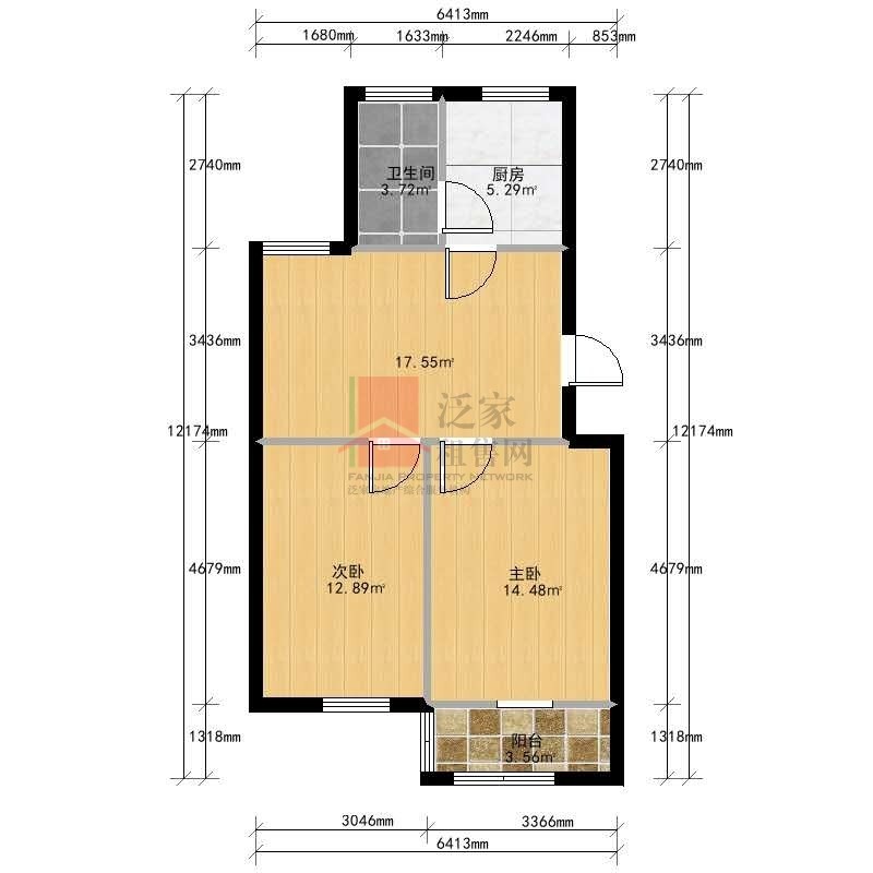 必看好房 有学区 满五唯一税费少双面户型带天